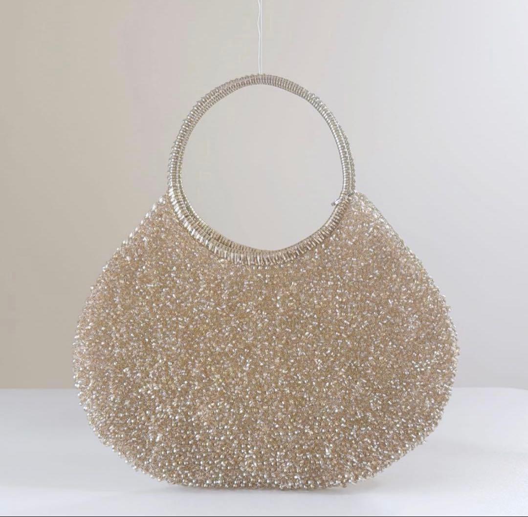 ANTEPRIMA アンテプリマ スタンダードラウンド横型　シルバーゴールド