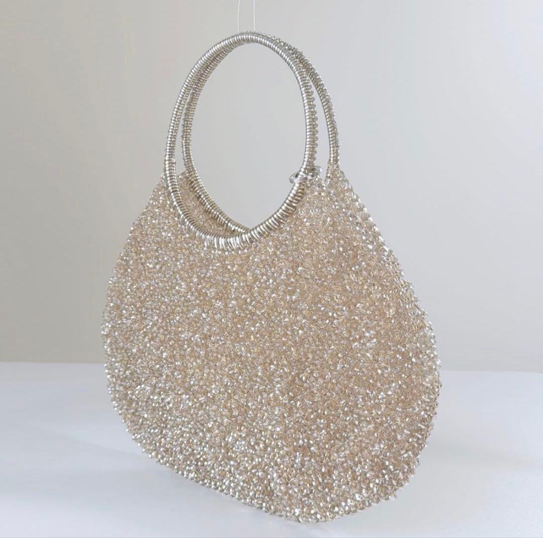 ANTEPRIMA アンテプリマ スタンダードラウンド横型　シルバーゴールド