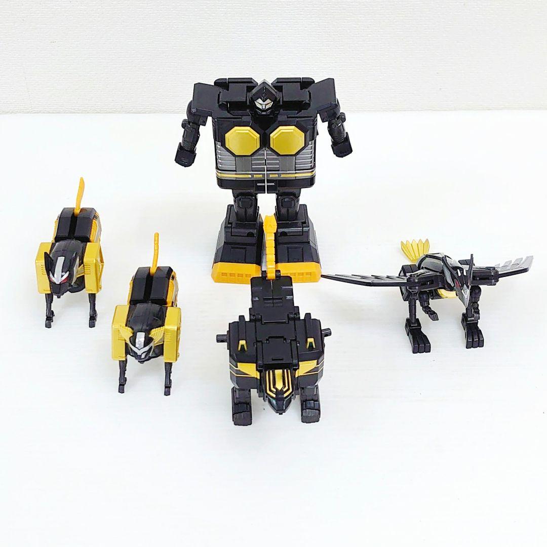 完成品 バンダイ SMP スーパーミニプラ ギンガマン ギンガイオー ブラック