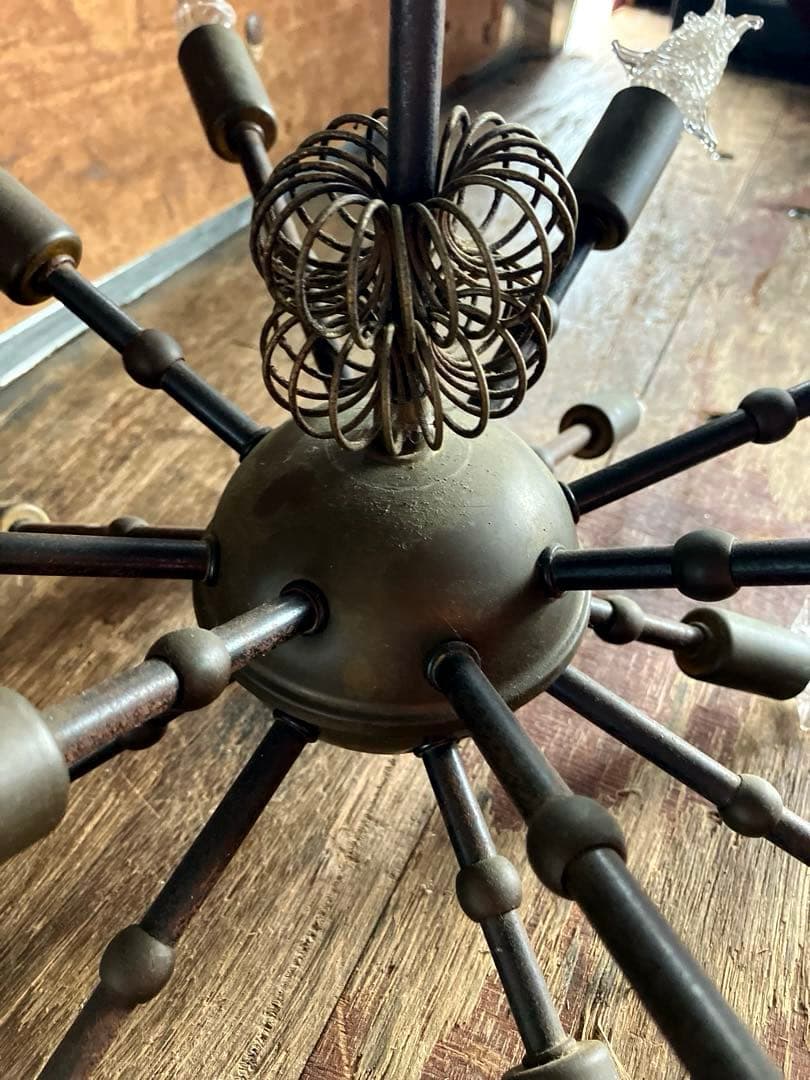 超レアヴィンテージスプートニクランプ16灯/50s1950年代ＵＳＡ