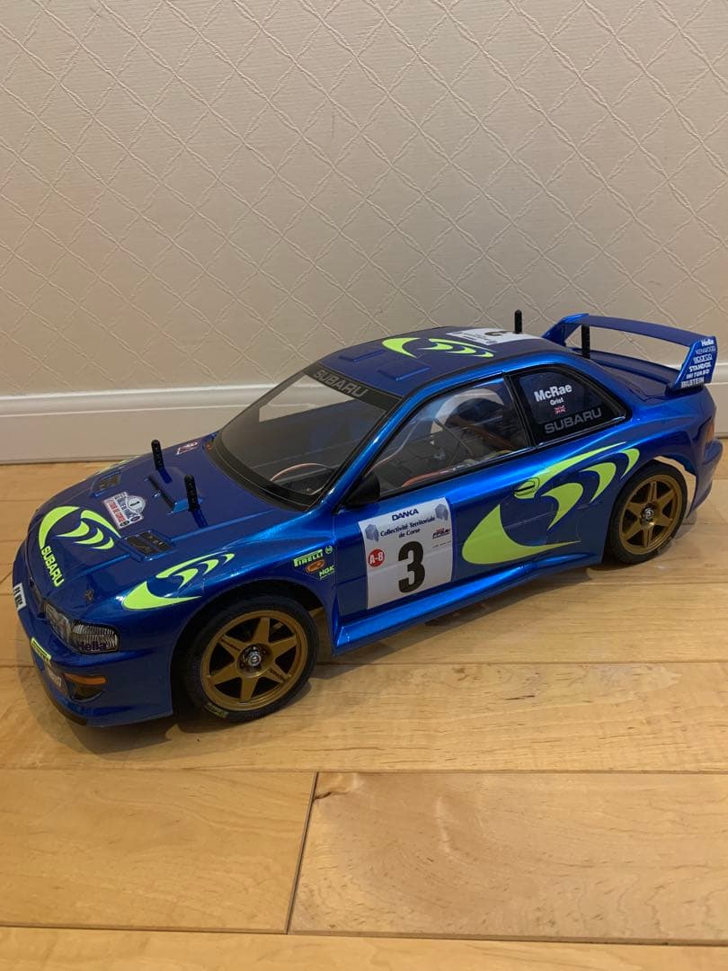 タミヤ　1/10ラジコン　スバル　インプレッサ　TL-01シャーシ