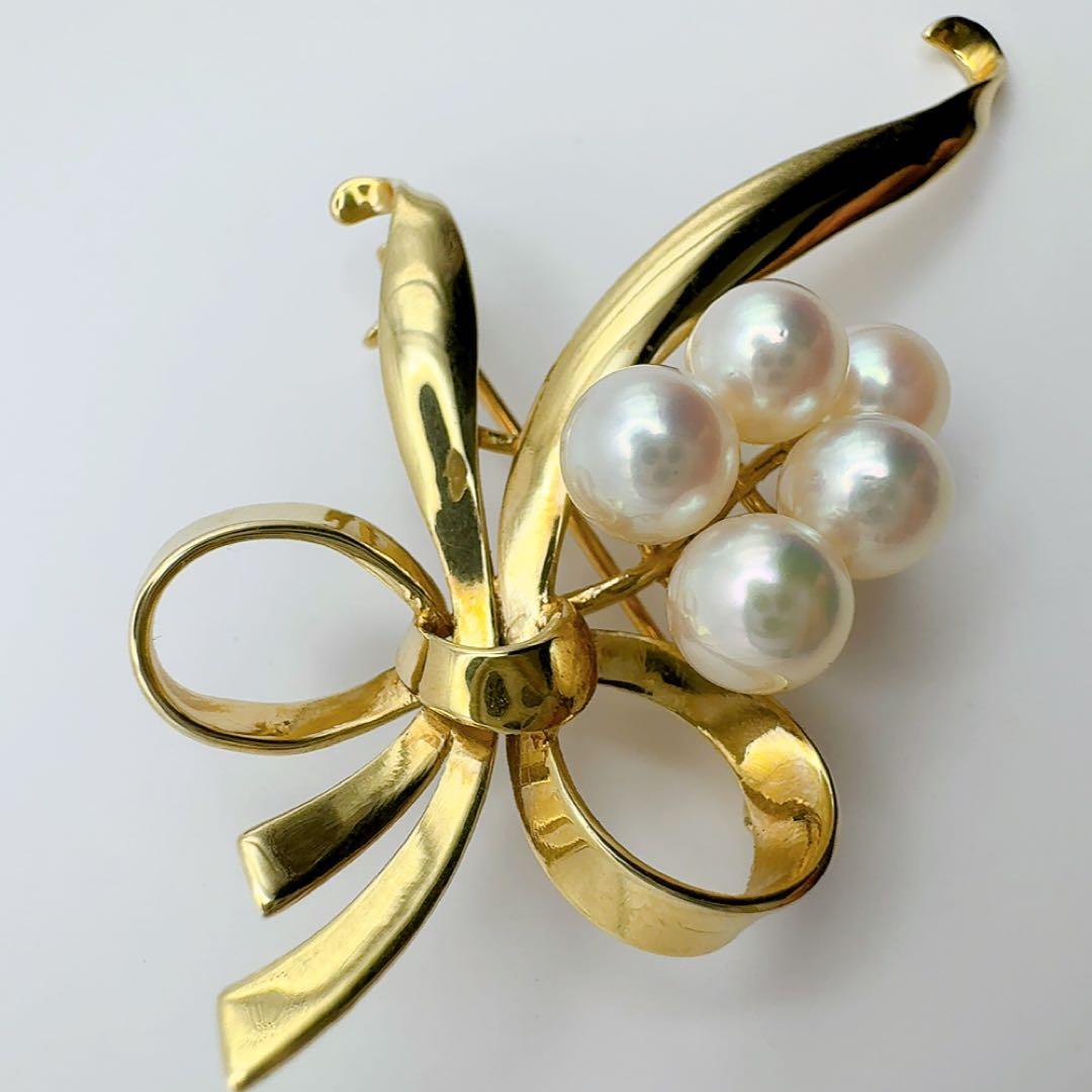 ○✨美品　MIKIMOTOミキモト ブローチK14
