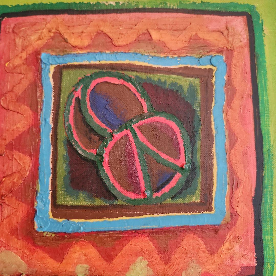 田渕眞兒　油絵　油彩　抽象画　s