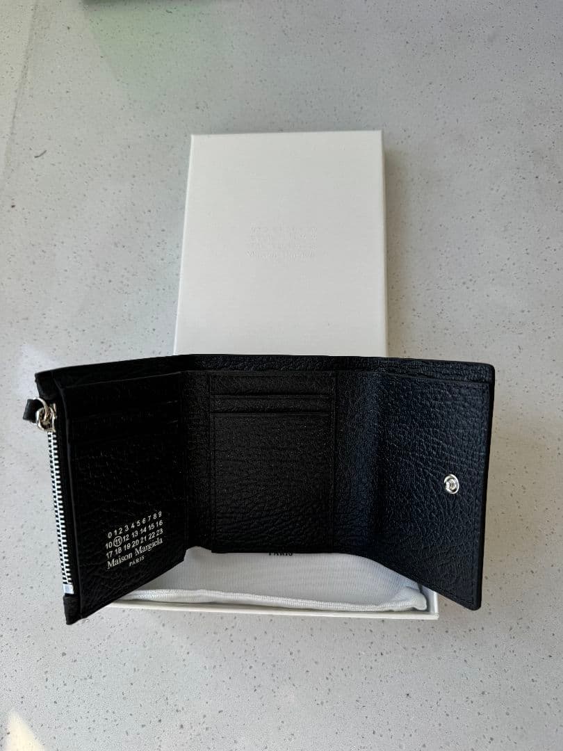 【美品】Maison Margiela 三つ折り財布 黒