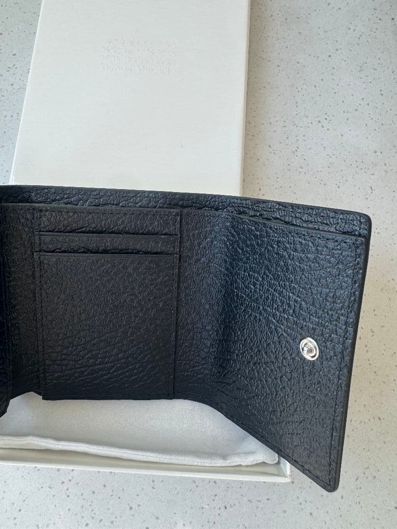 【美品】Maison Margiela 三つ折り財布 黒