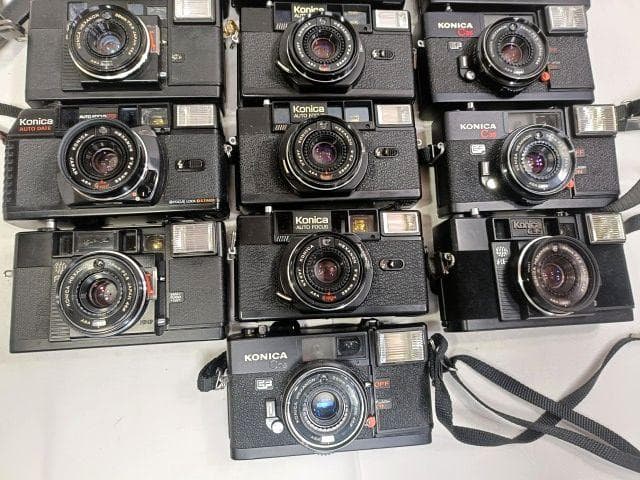 Konica C35 コンパクトカメラ 13台 まとめ/AF2D MFD EF