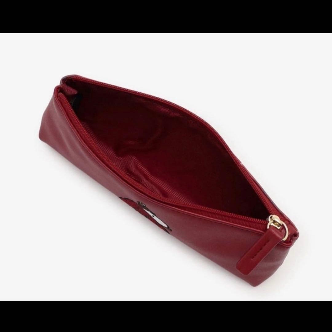 スヌーピー アフタヌーンティーコラボ ペンケース ダウン ピーナッツ