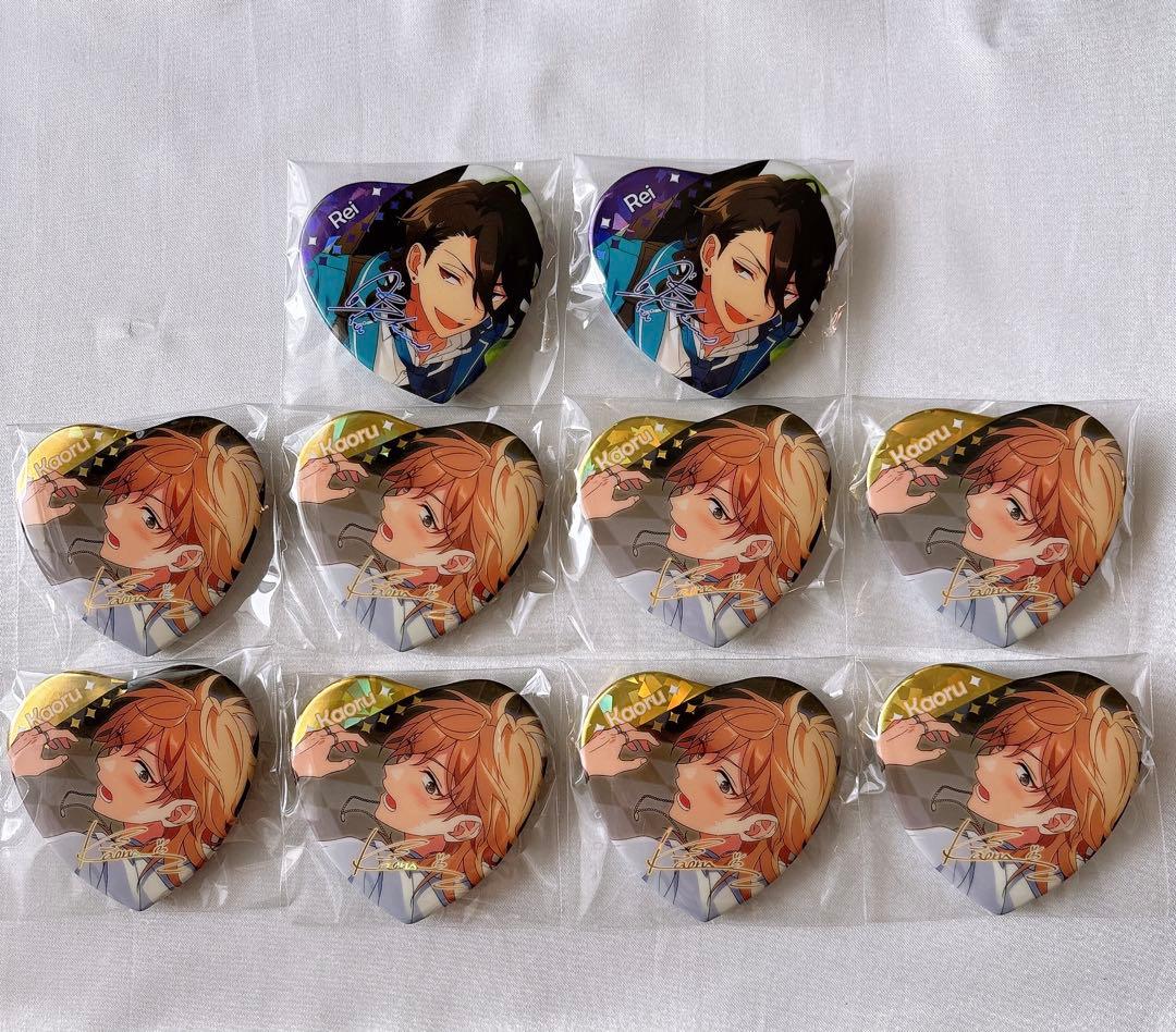 あんスタ 中国 宝石心晴缶バッジ 朔間零 羽風薫 WEGO 痛バッグ