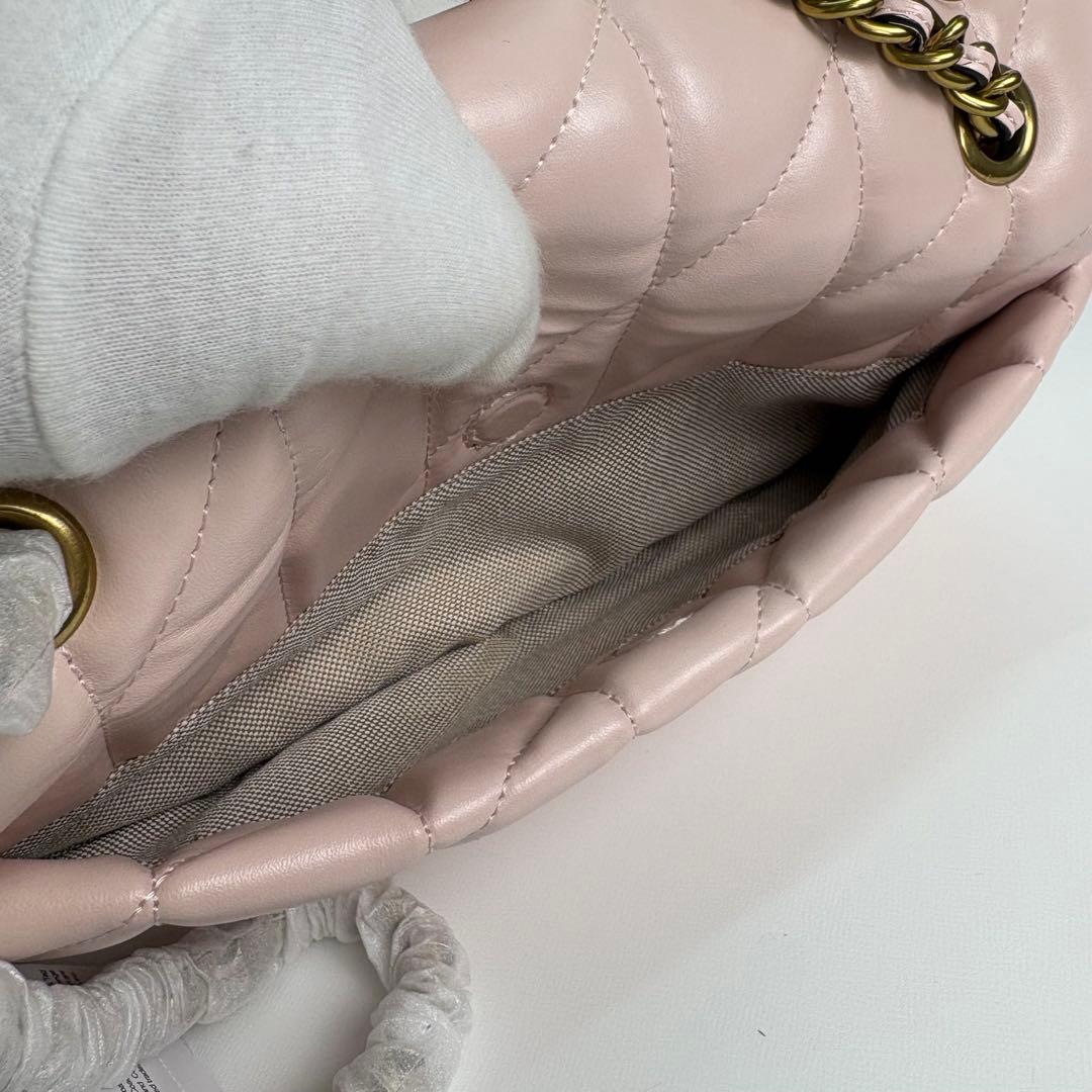 【COACH】 タグ有り タビー ショルダー バッグ 26 キルティング ピンク