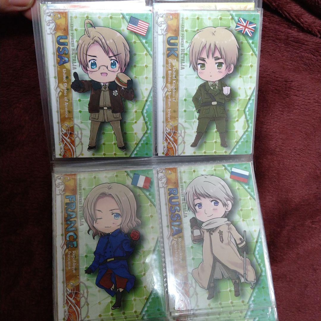 ヘタリア トレーディングカード トレカ 初版 フルコンプ+α