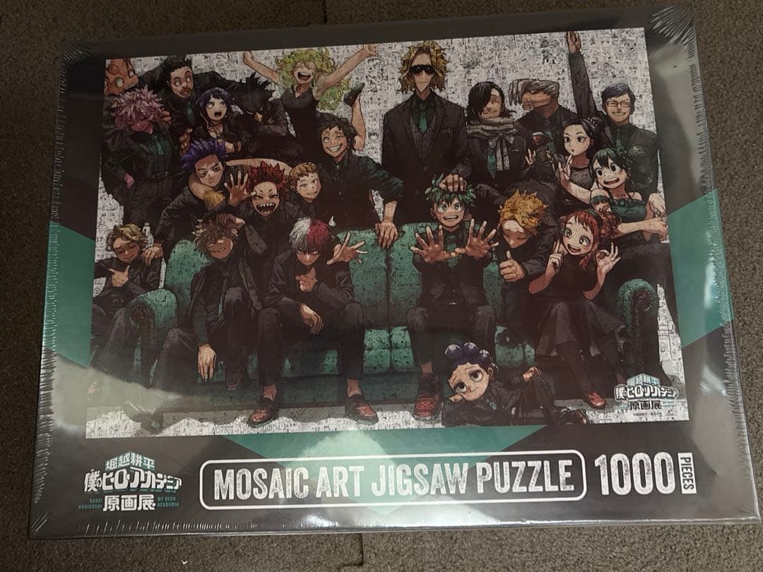 僕のヒーローアカデミア　原画展　モザイクアート ジグソーパズル