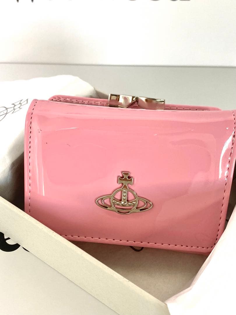 Vivienne Westwood ☀ヴィヴィアン 三つ折財布·ピンク