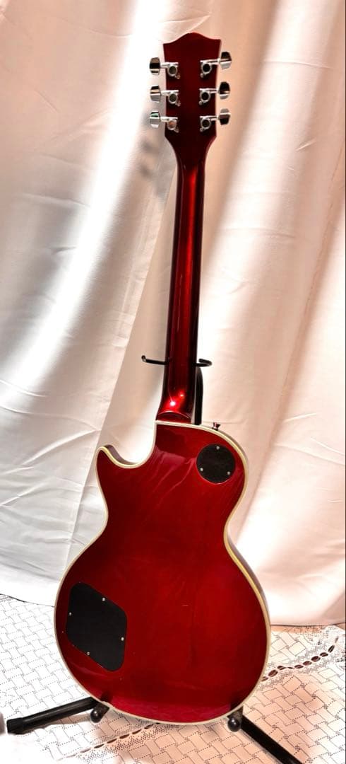 Prologue レスポールタイプ　エレキギター　レッド　ソフトケース付き