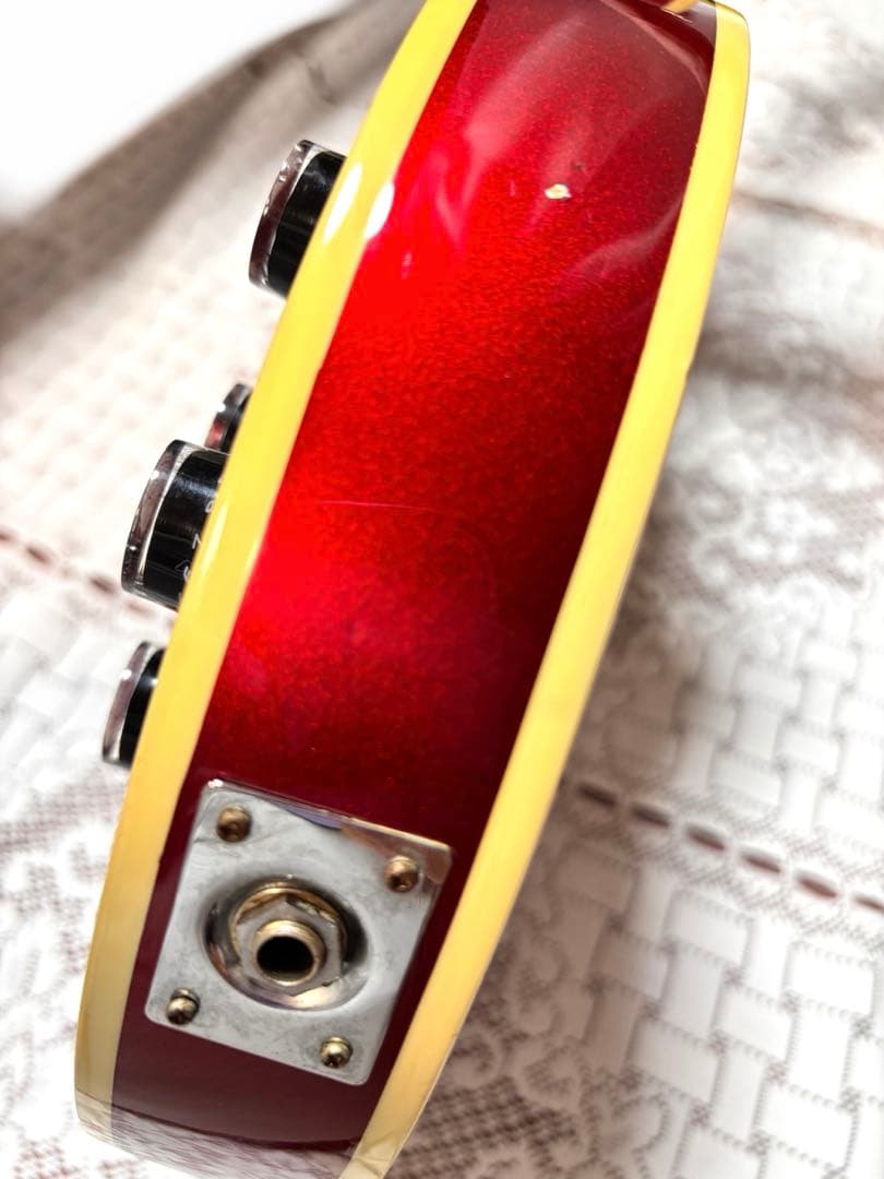 Prologue レスポールタイプ　エレキギター　レッド　ソフトケース付き