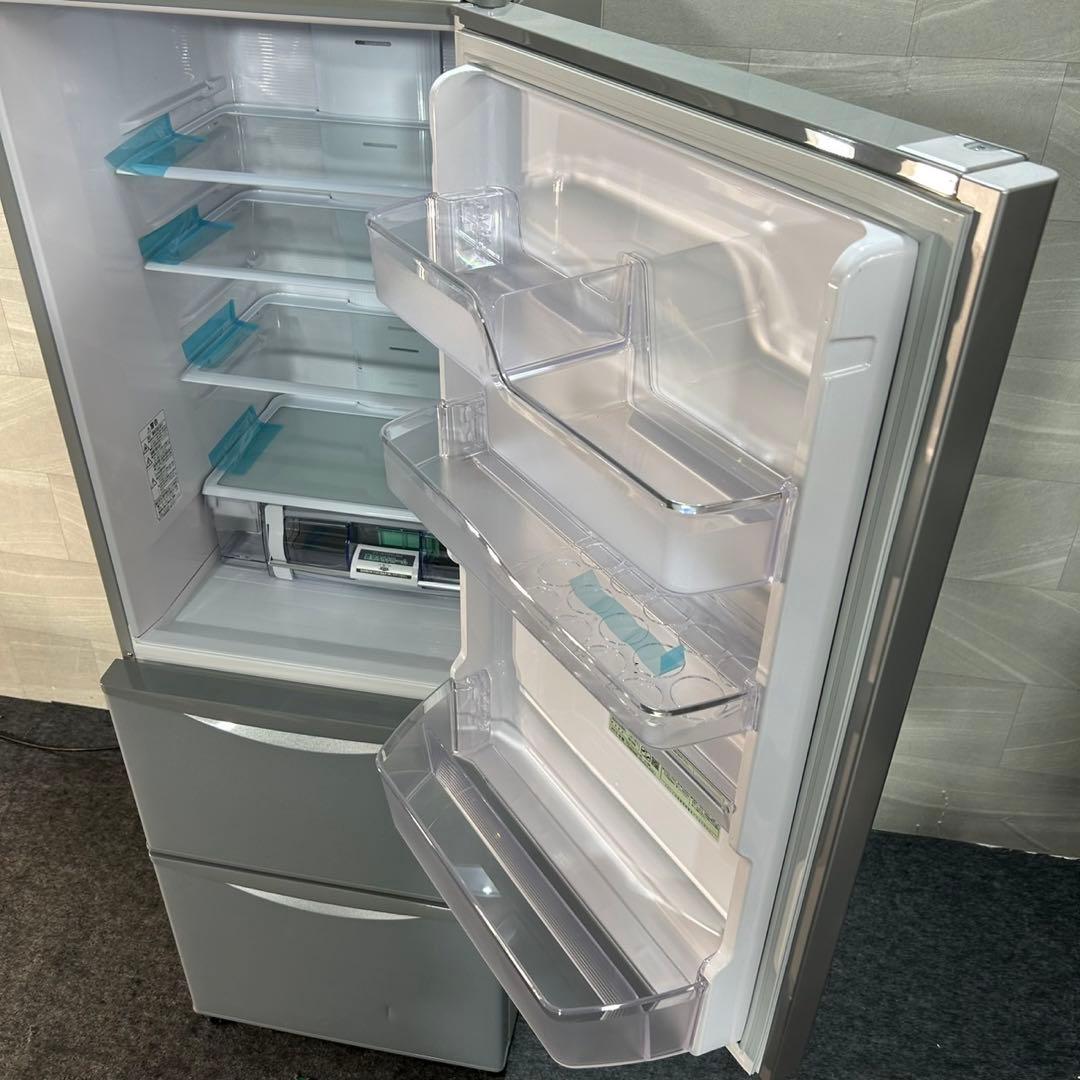 HITACHI 冷蔵庫 大型 375L 3ドア 右開き 真ん中野菜室 d3454