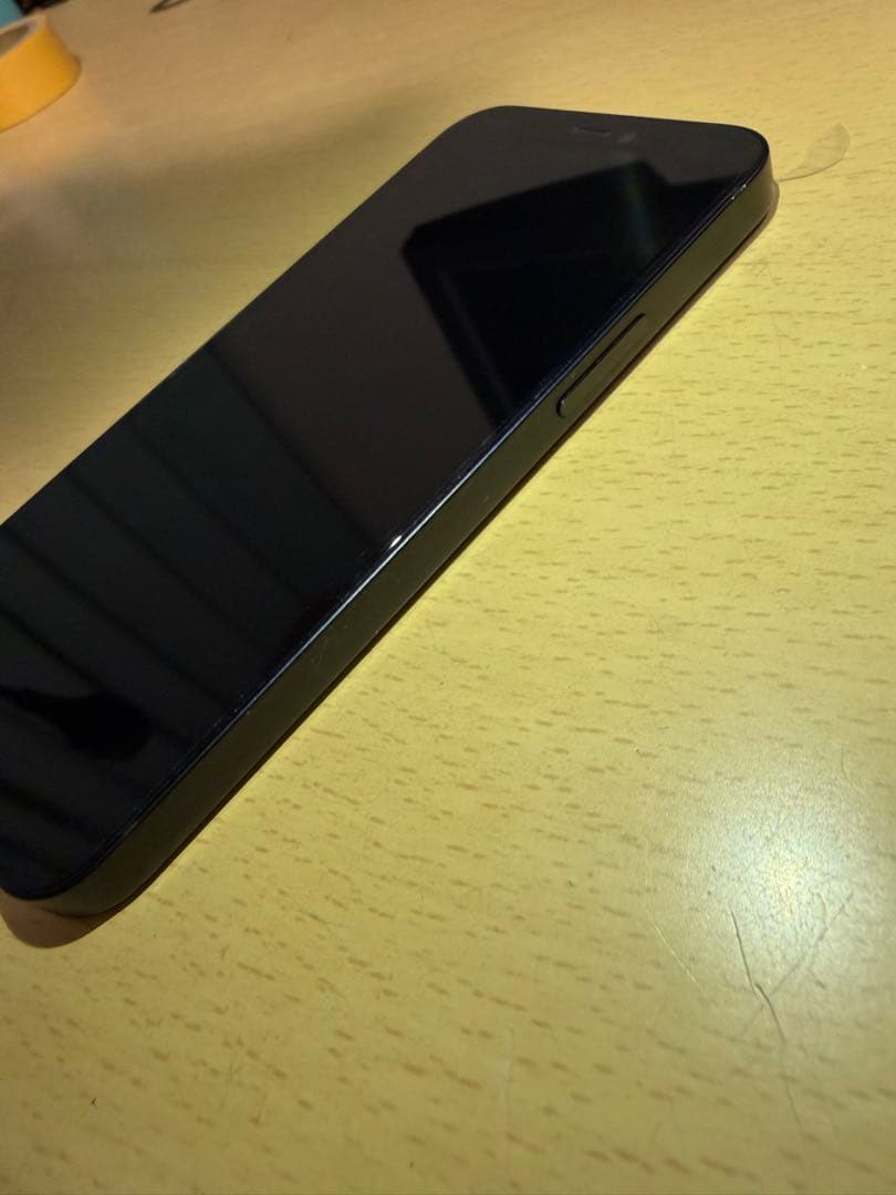 iPhone12mini ブラックケース付き