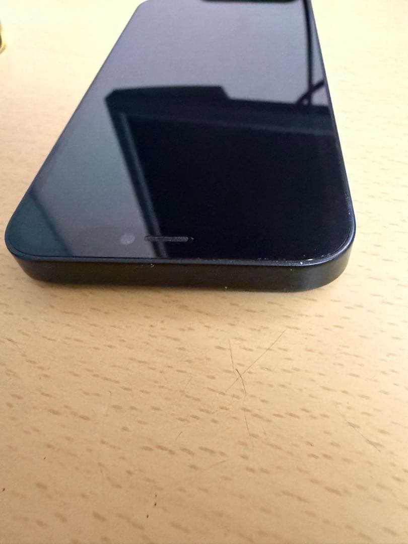 iPhone12mini ブラックケース付き