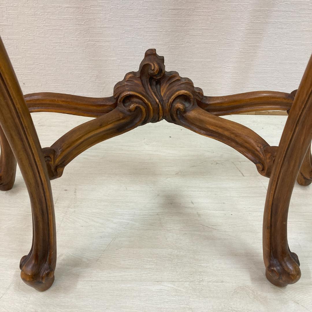 アンティーク　コンソールテーブル　猫脚　彫刻