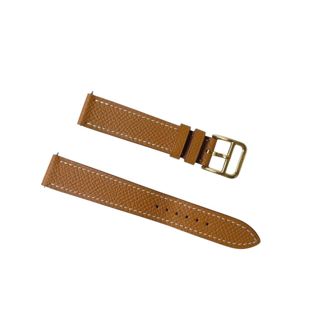 美品 エルメスHERMES Hウォッチベルト ゴールド U刻印 HH1.201.
