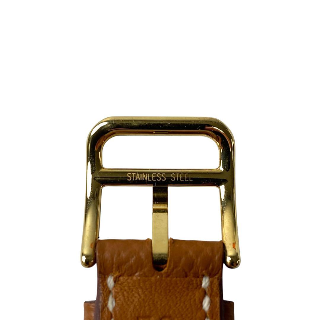 美品 エルメスHERMES Hウォッチベルト ゴールド U刻印 HH1.201.