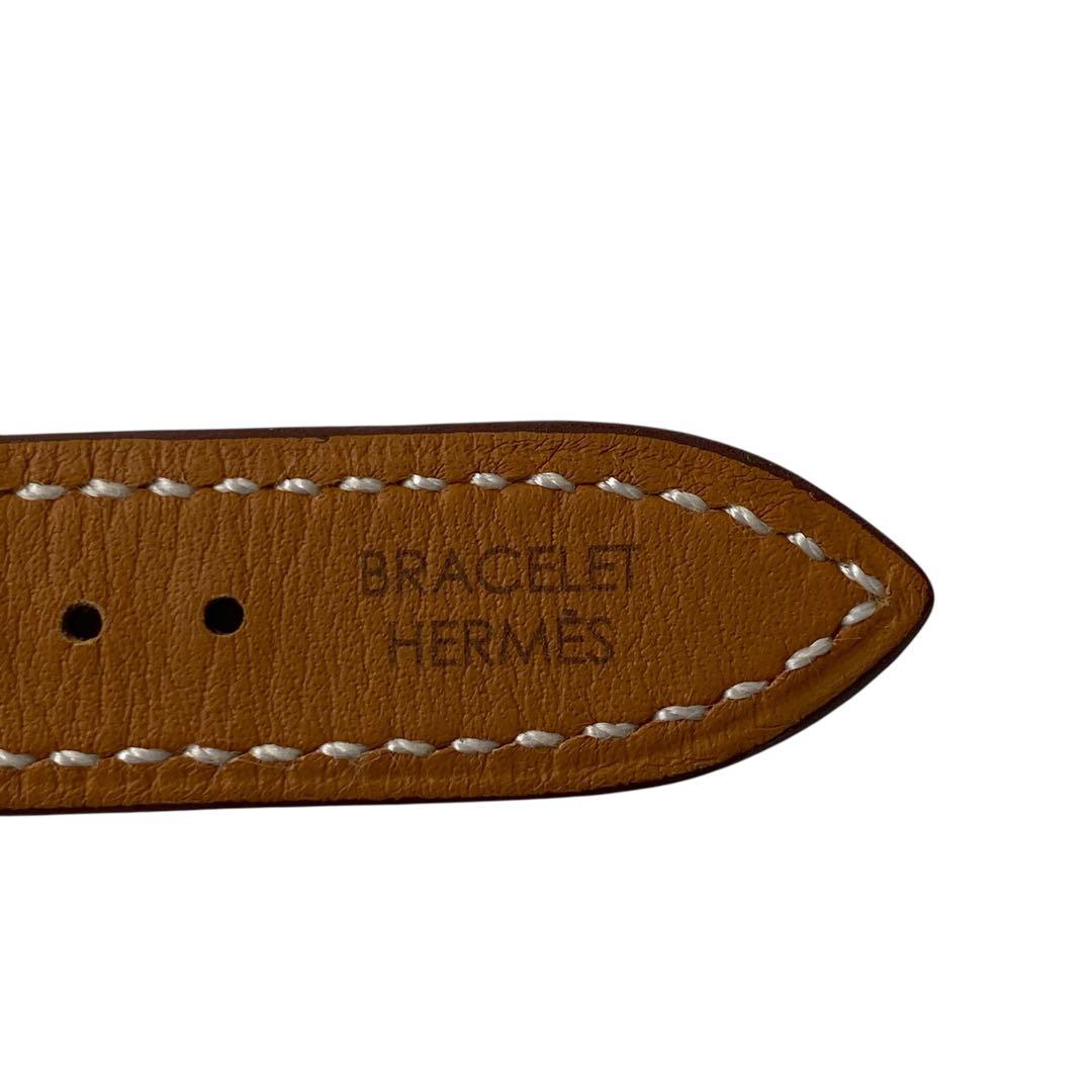 美品 エルメスHERMES Hウォッチベルト ゴールド U刻印 HH1.201.