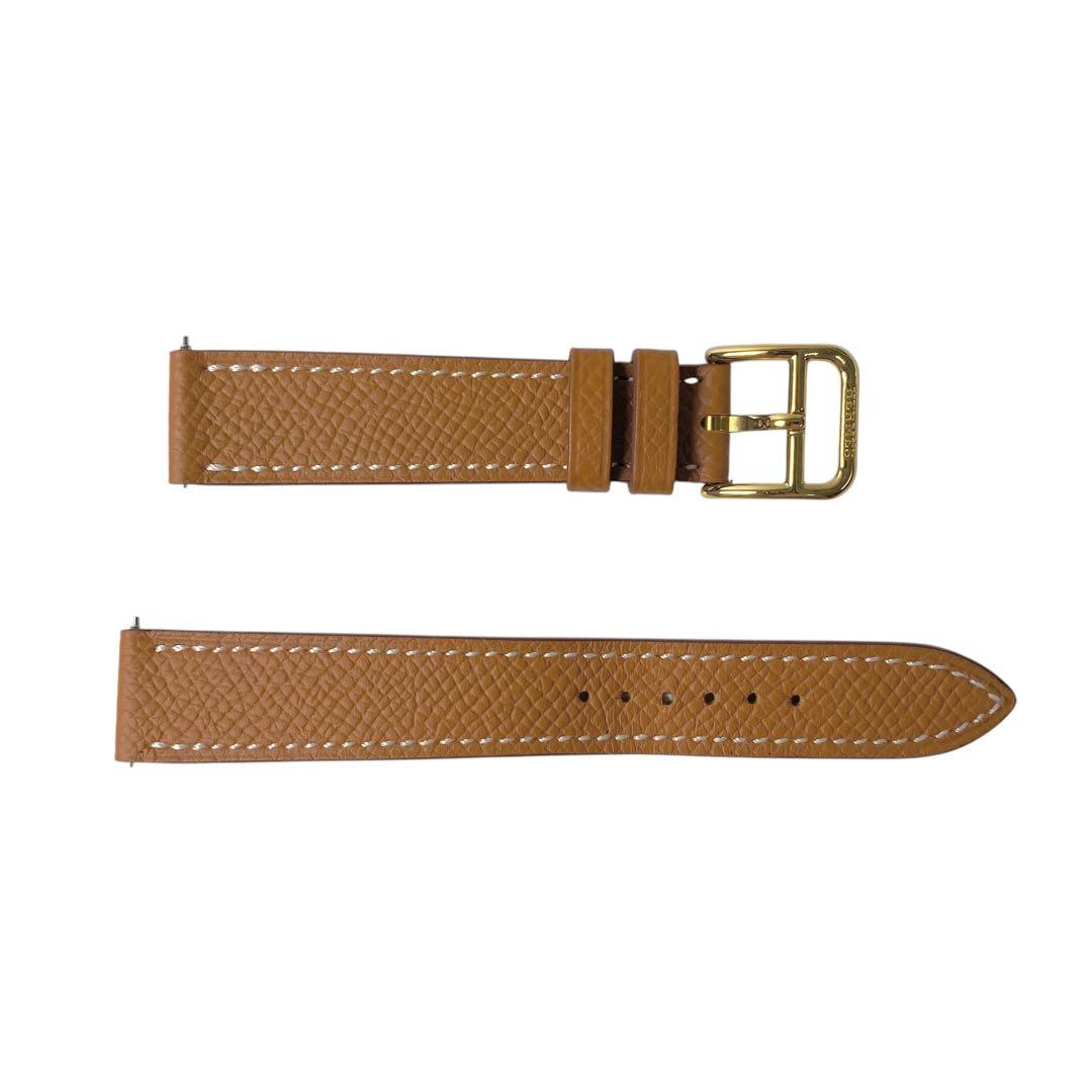 美品 エルメスHERMES Hウォッチベルト ゴールド U刻印 HH1.201.
