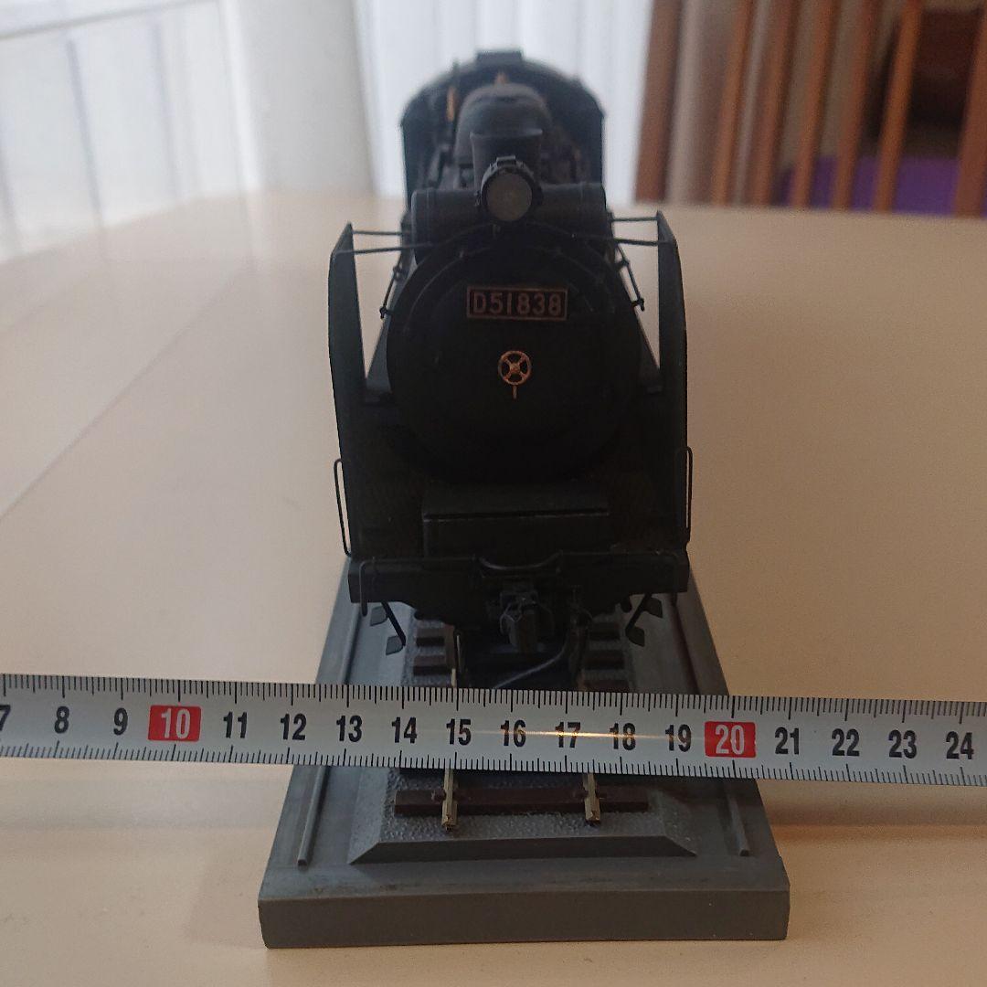 D51蒸気機関車模型　O ゲージサイズ　三井金属製　真鍮