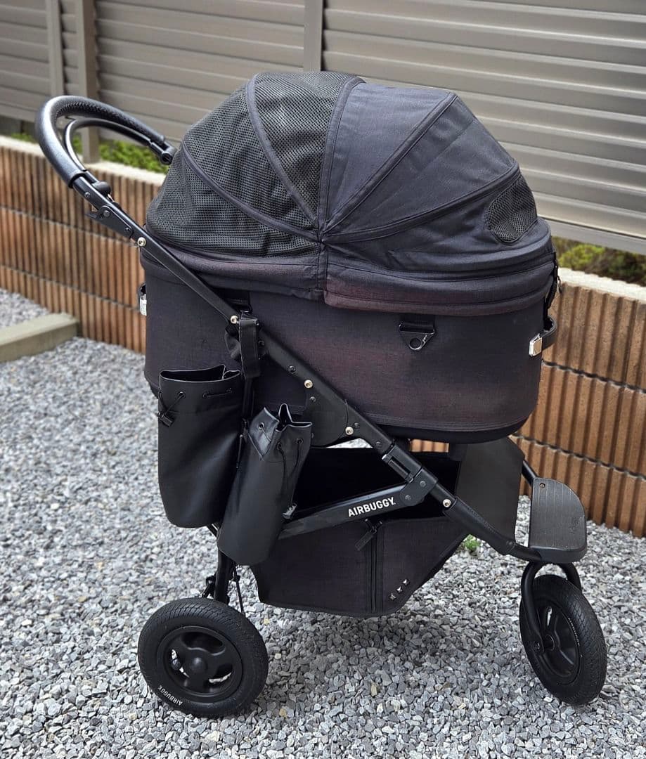 AIRBUGGY フレーム+コット+付属品　DOME3 Large ブラック