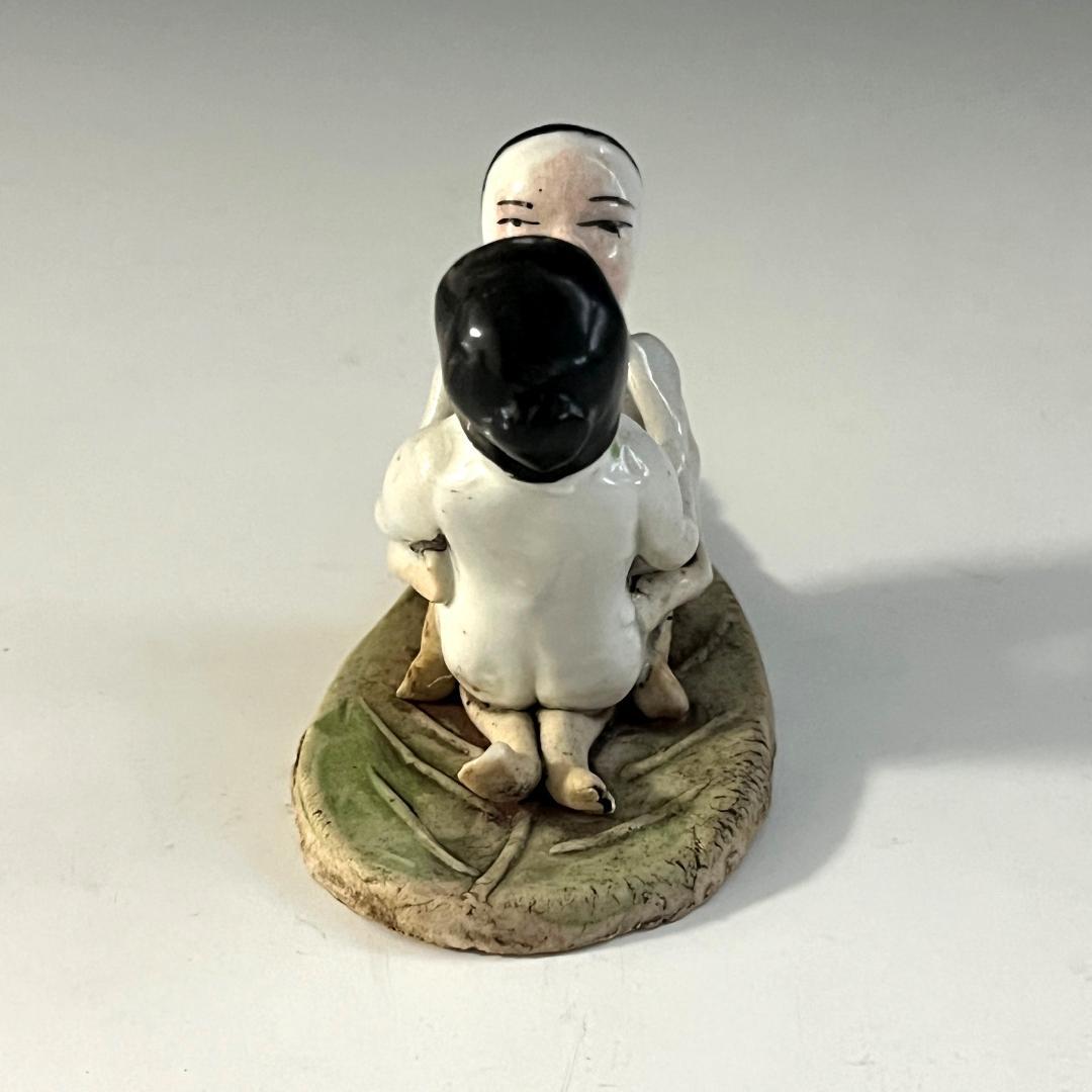 唐物 春画 色絵人物 春画人形 艶人形 中国美術 古玩 SN822a