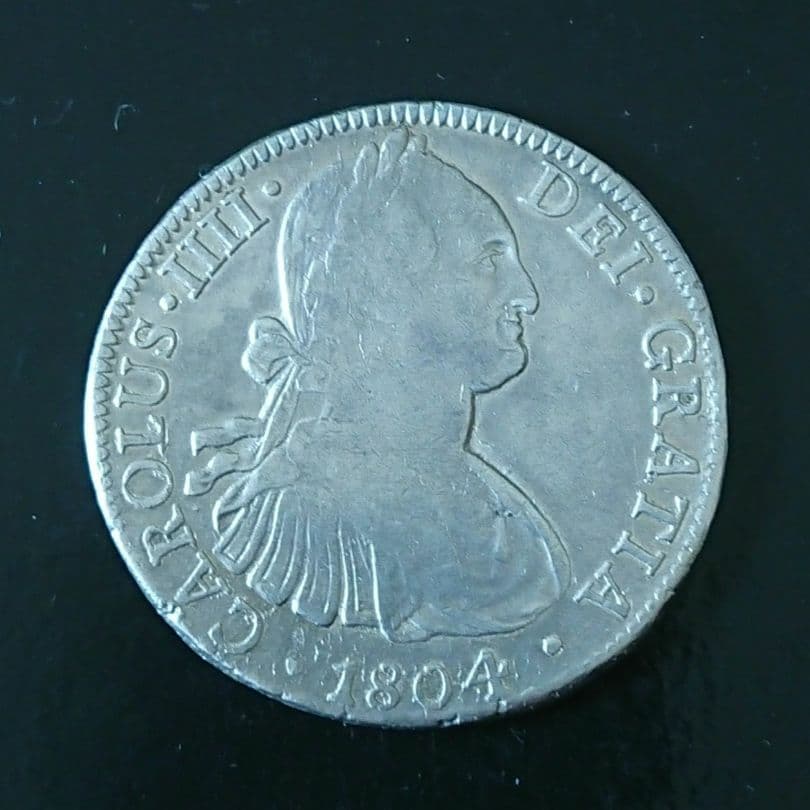 カルロス4世1804銀貨