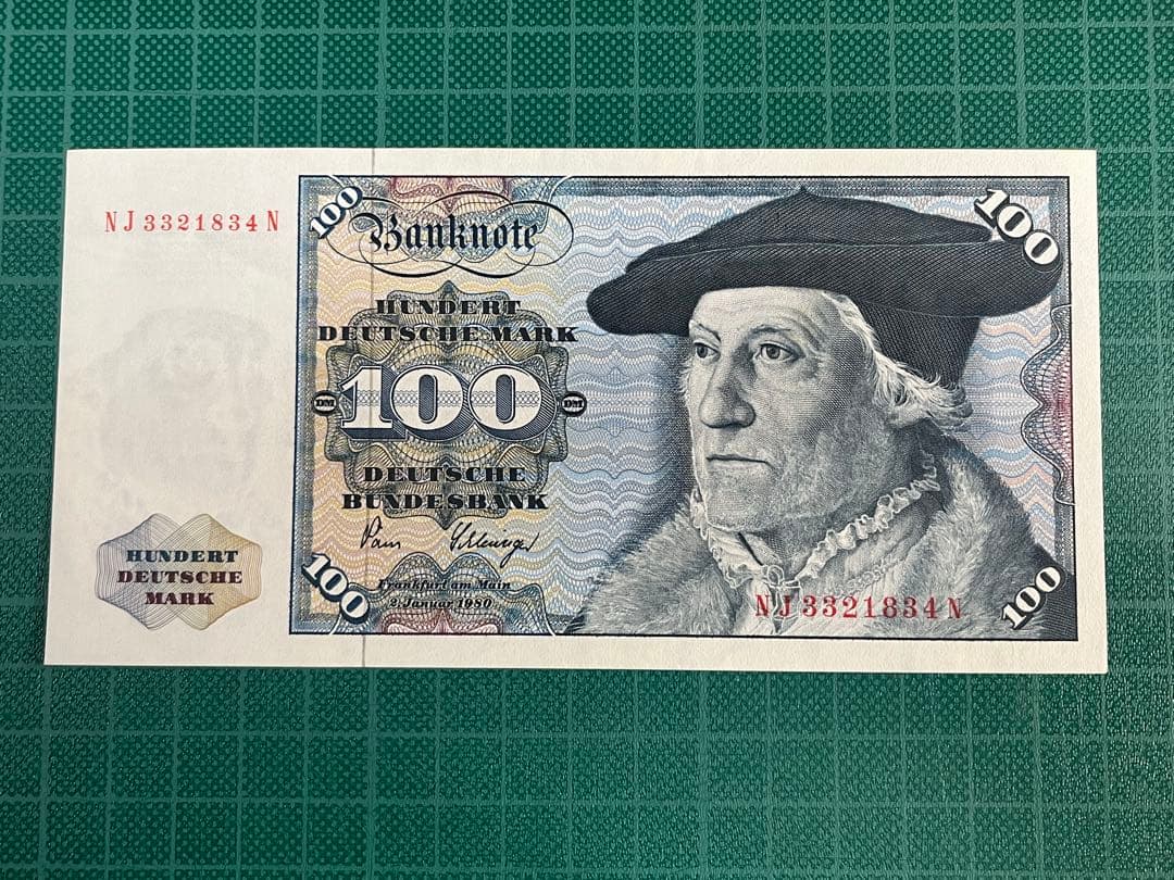 k*n様 旧100ドイツマルク紙幣 ３枚