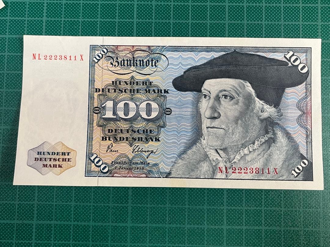 k*n様 旧100ドイツマルク紙幣 ３枚
