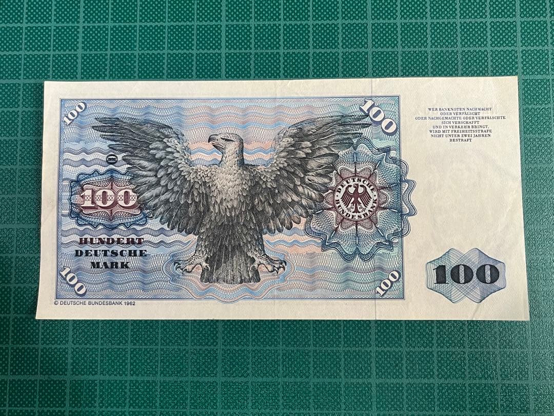 k*n様 旧100ドイツマルク紙幣 ３枚