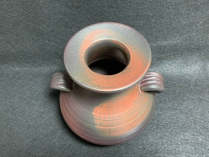 中島翁介　釉彩花瓶