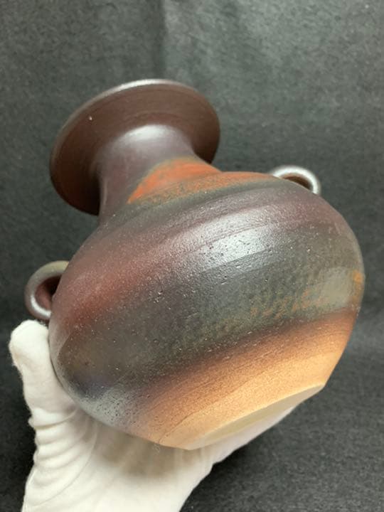 中島翁介　釉彩花瓶