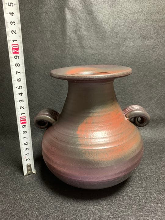 中島翁介　釉彩花瓶