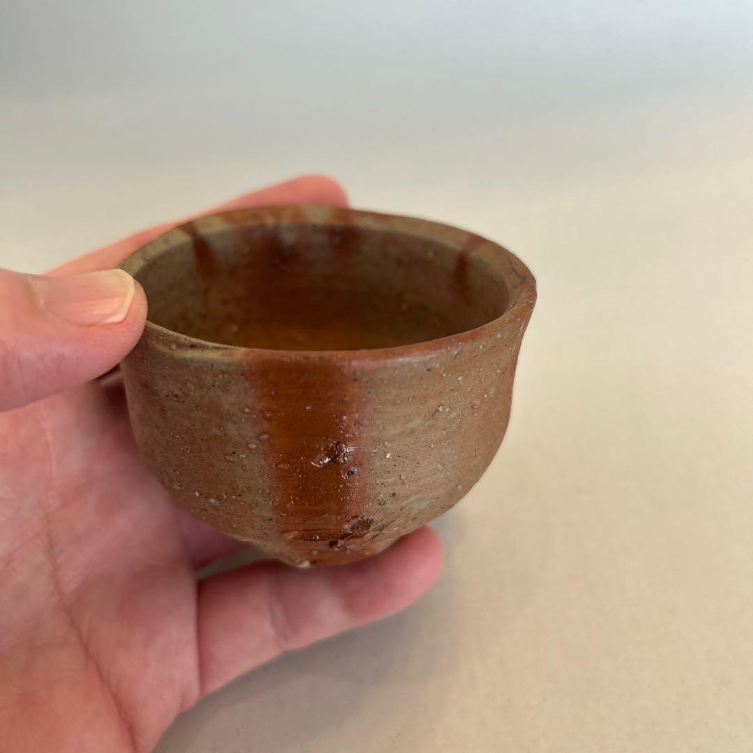 『値引き』【貴重】人間国宝　藤原啓 ぐい吞　 火縄 (1)