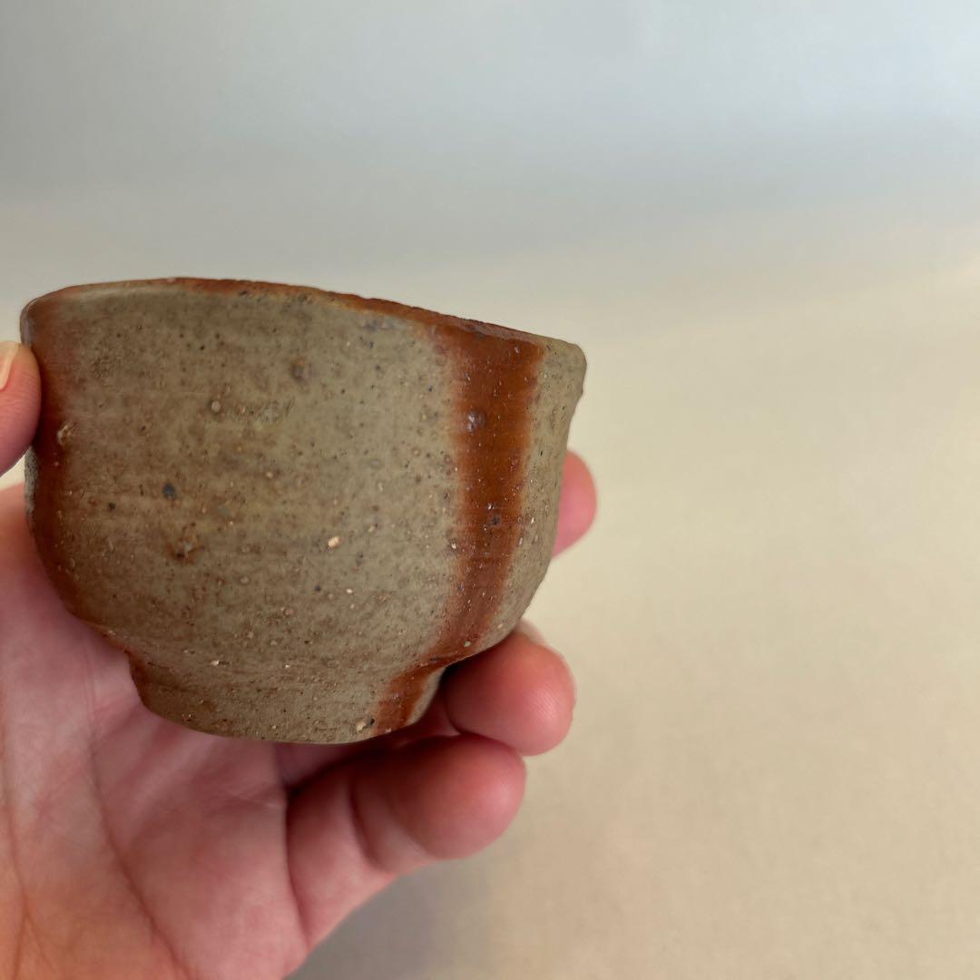 『値引き』【貴重】人間国宝　藤原啓 ぐい吞　 火縄 (1)