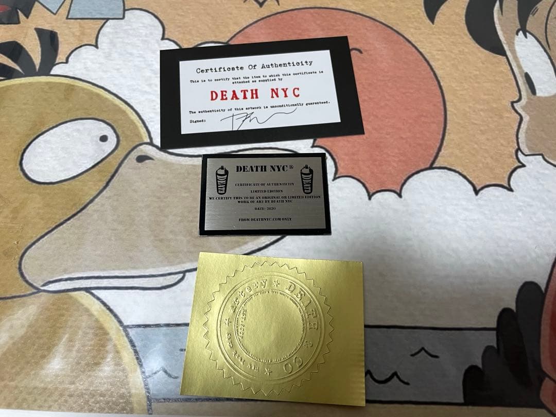 世界限定100枚 DEATH NYC アート ポスター 2025