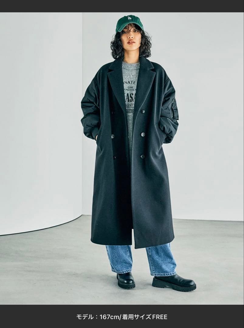 【新品・未使用品】メルトンドッキングコート　LEPSIMレプシィム