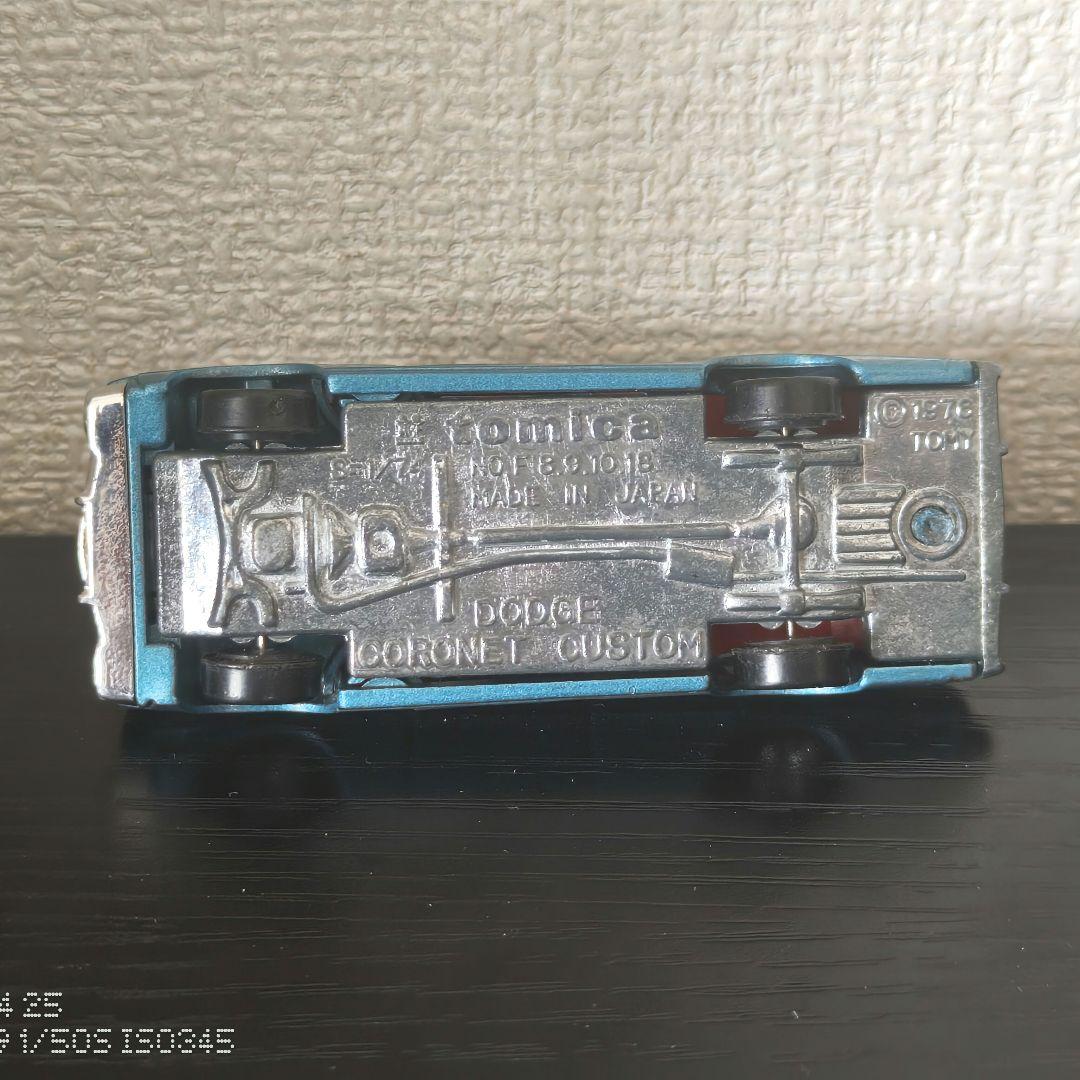 TOMICA　トミカ　ダッジコロネットカスタム　ブルー　1Eホイール
