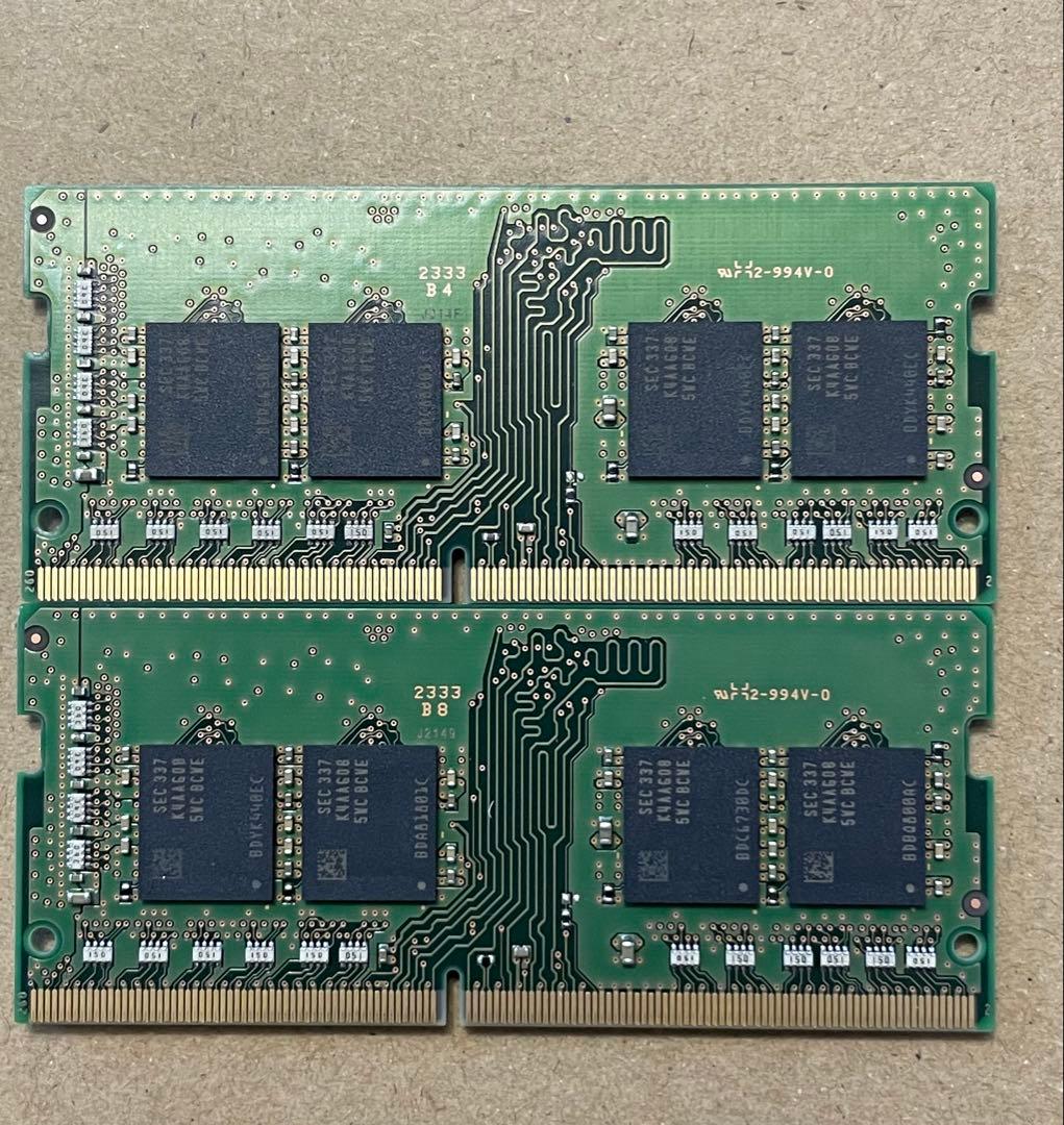 Samsung (16GBx2)32GB 3200AA-SA2メモリ 2枚組