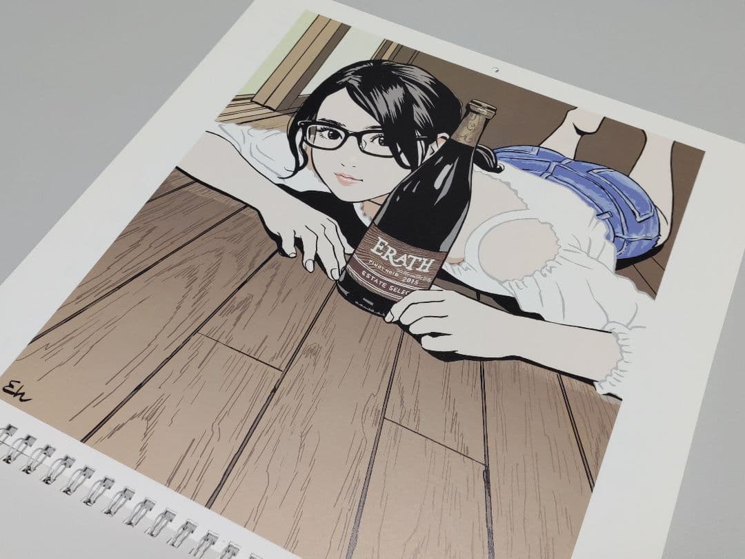 リアルワインガイド 江口寿史カレンダー　2019年～2025年