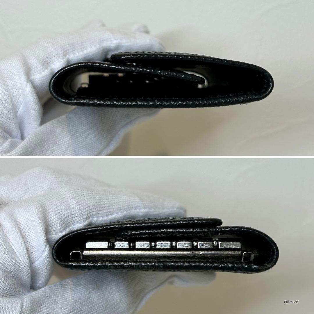 【良品】 ルイヴィトン　キーケース　6連　タイガ　黒　ミュルティクレ6