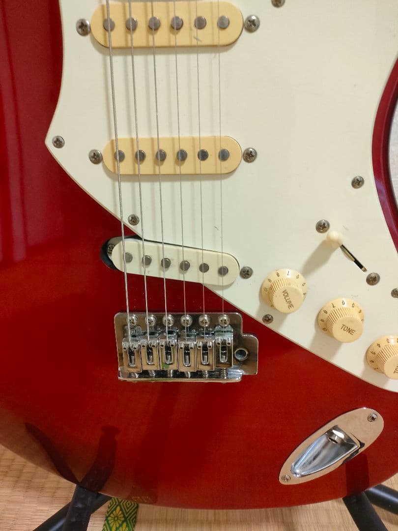 AriaPro II Fullerton エレキギター レッド アリアプロ2