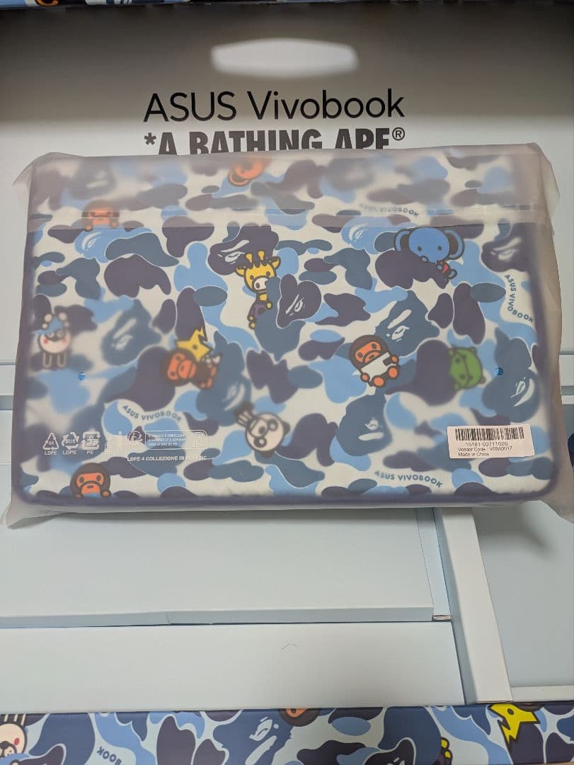 ASUS Vivobook A BATHING APE PCバッグ 新品未開封