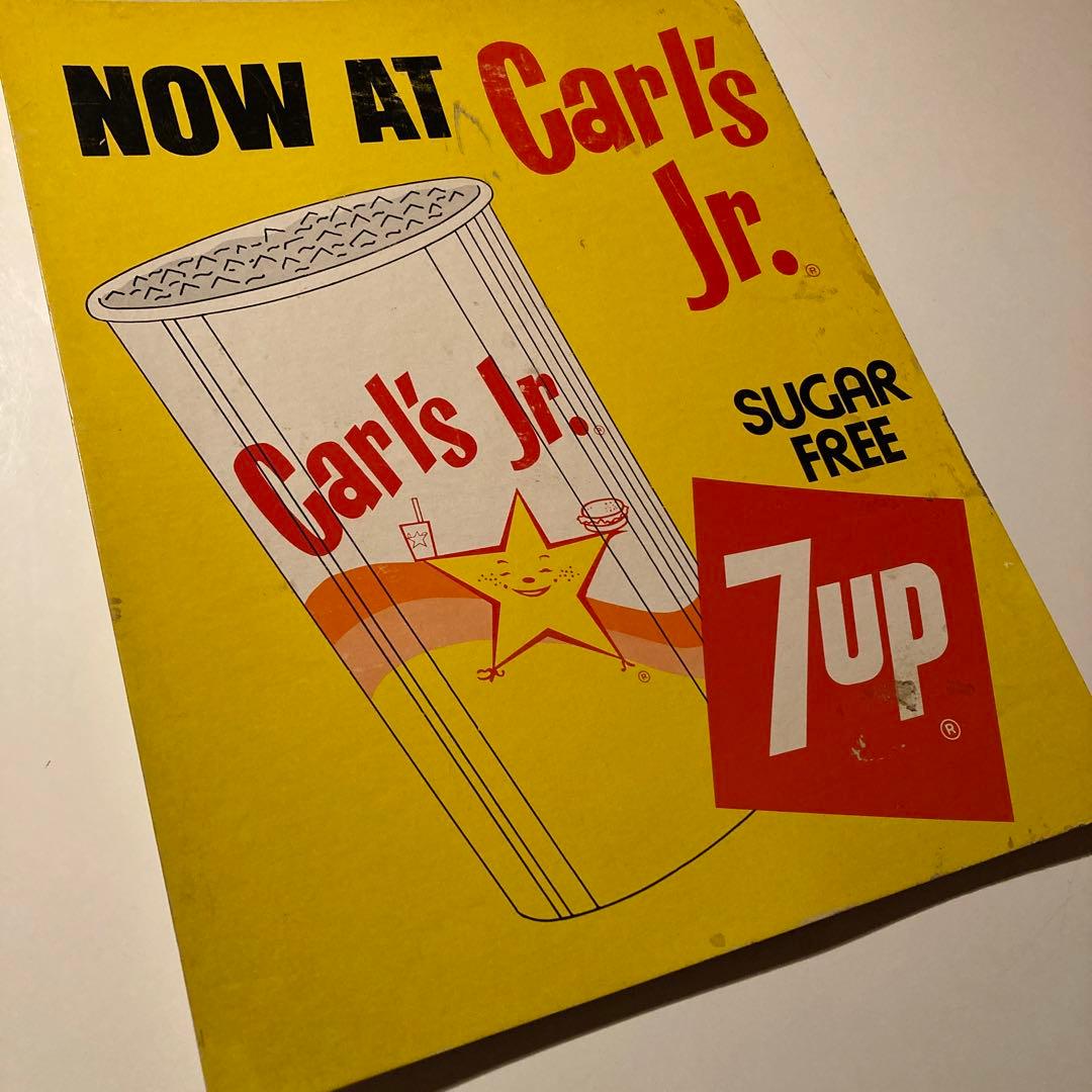 レア！カールスジュニア カードボード 看板