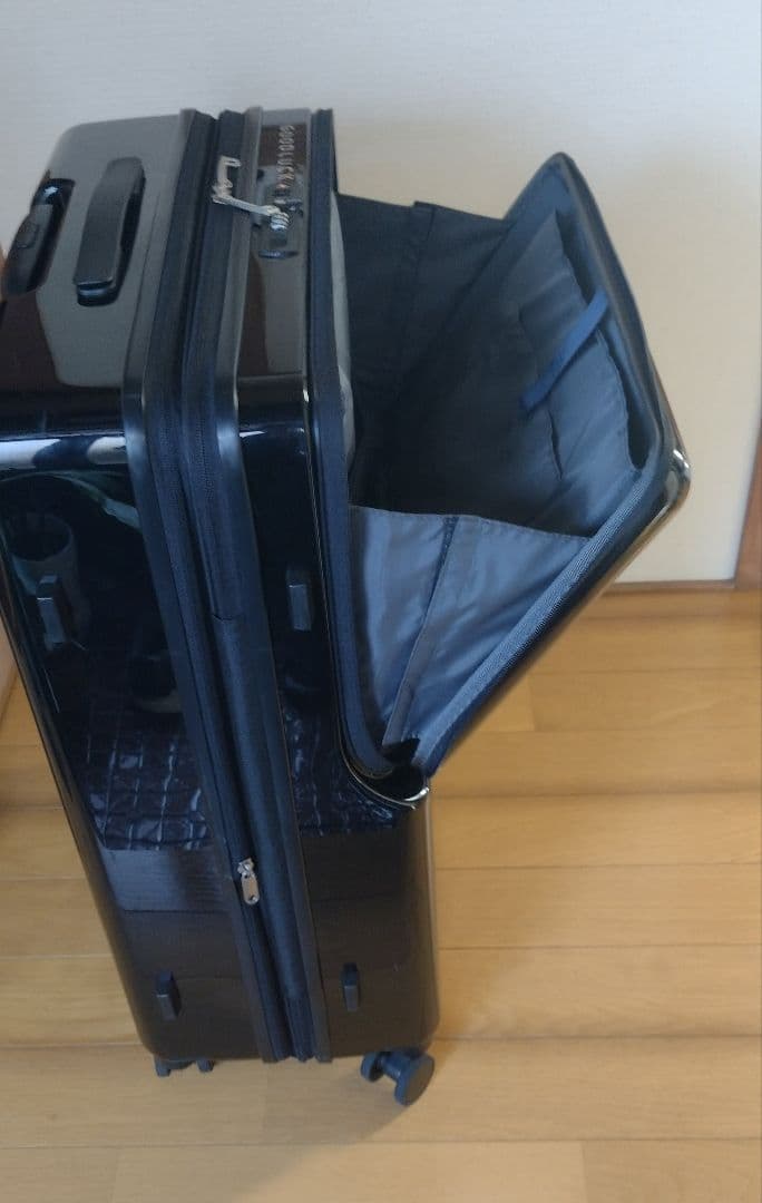 スーツケース ACEＬサイズ フロントオープン エキスパンド機能 78/91Ｌ