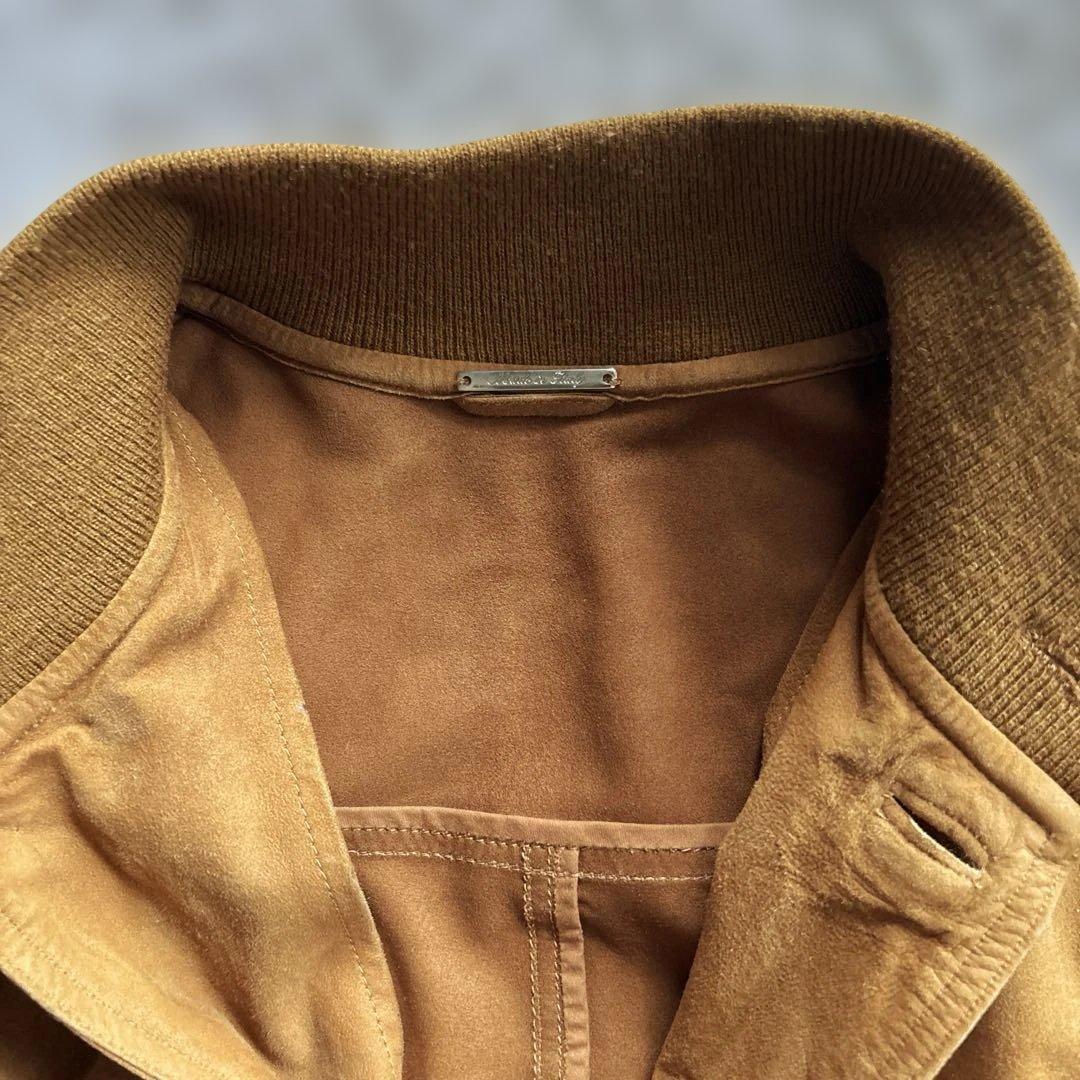 ロレンツォ アゾラ バルスター型ブルゾン A-1 ゴートスェード 44