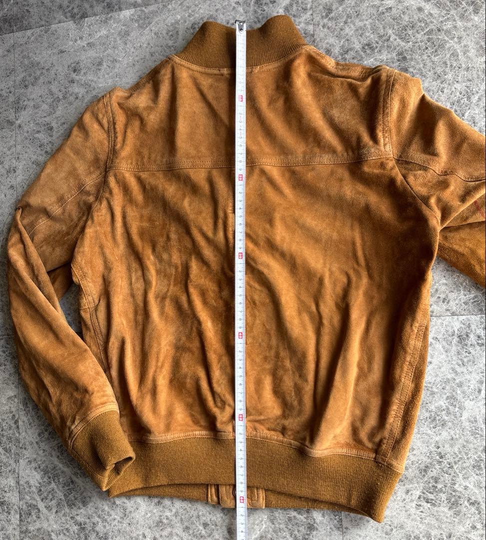 ロレンツォ アゾラ バルスター型ブルゾン A-1 ゴートスェード 44